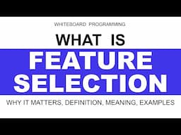 What is Feature Selection in Machine Learning Explained For Beginners (With Examples)