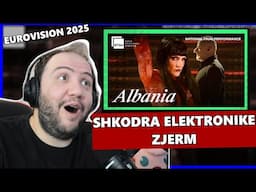 Shkodra Elektronike - Zjerm | Albania 🇦🇱 | National Final #Eurovision2025 | TEACHER PAUL REACTS