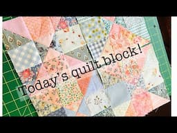 Soft and PRETTY | Today's quilt block