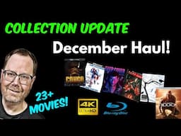 Giant Movie Haul! New 4K UHD & Blu-ray Pickups | Collection Update December 2024