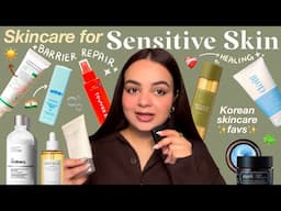 My Sensitive Skin Favourites 🫧💛 Soothing products for redness prone, irritated, inflamed skin 💸☘️