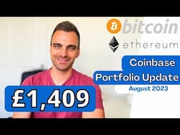 Cryptocurrency Portfolio Update UK | August 2023 | Coinbase Fees | Coinbase Staking