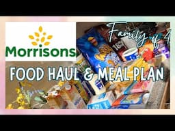 MORRISONS FOOD HAUL & MEAL PLAN | UK GROCERY HAUL