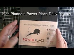 Lion Planners Power Place / Non-dated personal daily planner.