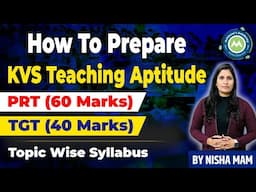 How To prepare KVS Teaching Aptiude / DssSB Teaching /Screening Exam Aptitude / Htet Psychology