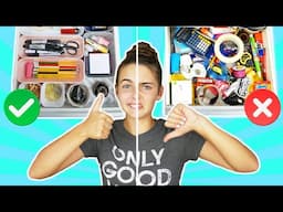 Messy Junk Drawer Organization Hacks  | Makeover My Mess