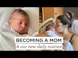 My Thoughts on BECOMING A MOM! + our daily routine