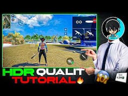 How to increase free fire video quality 🤯 in capcut | free fire HDR quality tutorial