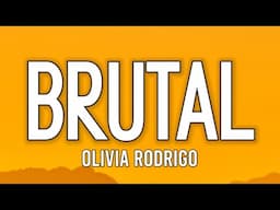 Olivia Rodrigo - brutal (Official Video)