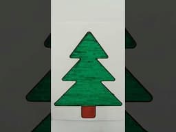 🌲 Satisfying Coloring  #shorts #christmastree #coloring #satisfying #drawing #asmr