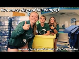 two more days of fall camp!! || we're getting delirious...