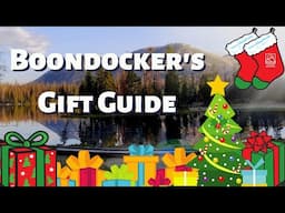 Boondocker's Camping Gift Guide