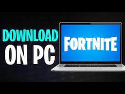 How to Download Fortnite on PC/Laptop (2025) | Full Guide ✅