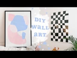 DIY wall art - easy and ✨aesthetic✨ wall decor