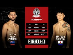 Eternal MMA 92: Alex Poniris VS Mayson Nobetsu | FULL FIGHT