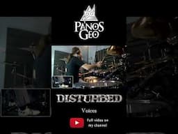 Disturbed - Voices | DRUM COVER (1) 🥁🥁🥁 #shorts