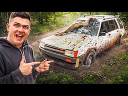 We Found A REAL ABANDONED TOYOTA Car In THE FOREST! Can We Repair It?