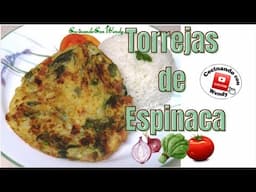 RECETA: TORREJAS DE ESPINACA (Ricas y económicas!)