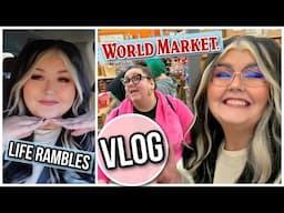 VLOG: Life & Health Rambles + Shop With Us At World Market