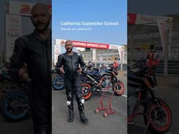 We have just come back from attending the California Superbike School, Levels 1, 2 and 3!