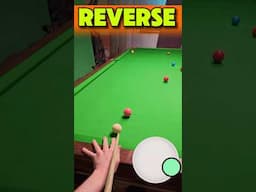 Snooker Side Spin Reverse ⏮️ GoPro Headcam POV