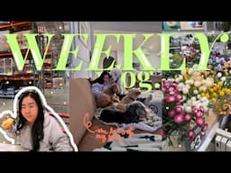 WEEKLY VLOG 🩷: I CAN'T BELIEVE IT *TikTok Ban*, what we eat, sleepover and shopping w/ bestie 🎯👯‍♀️✨