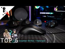 Top 5 mice for Counter-Strike 2 and Valorant (By Ratio)