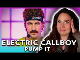 First time reaction to: Electric Callboy - Pump It I Artist Reacts I