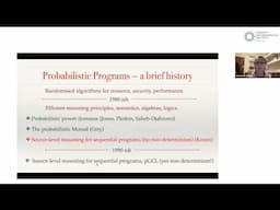 Probabilistic Datatypes, Annabelle McIver | LMS BCS-FACS Seminar