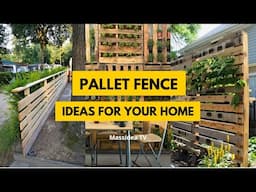 35+ Creative DIY Pallet Fence Ideas for Privacy and Style