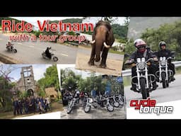 Riding Vietnam on an organised tour