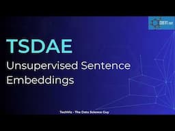 TSDAE - Unsupervised Training of Sentence Embeddings