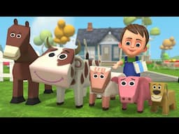 Baby Farm Animals Finger Family Song - Animal Finger Family Rhymes - Kids Songs and Nursery Rhymes