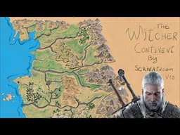 The Witcher Continent Drawing Timelapse/Map Development