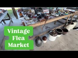 ANTIQUE FLEA MARKET FINDS PICKING IN JACKSONVILLE FL FOR ANTIQUES AND VINTAGE SHOP WITH ME VLOG