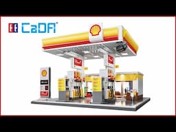 CaDA Shell Retail Station C66026W Speed Build for Collectors - Brick Builder