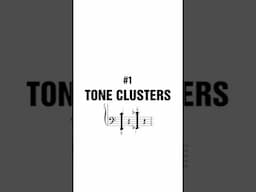 Tone clusters - Cool things you can do with harmony #1