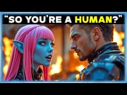 Alien Girl Surprised As The "Fierce" Human Came To Her Rescue | Best HFY Stories