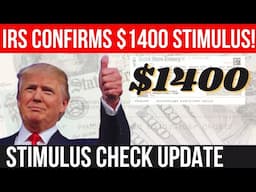 GOOD NEWS! AUTOMATIC $1400 STIMULUS CHECKS 2025! SSA SSI SSDI Payments | Social Security Update