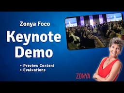 Zonya Foco Keynote Speaking Demo