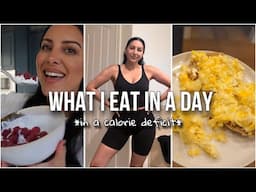 WHAT I EAT IN A DAY IN A CALORIE DEFICIT | FAT LOSS PHASE | 135g PROTEIN