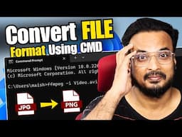 How I Convert my Media Files on Windows using CMD - Convert Any File Format for FREE