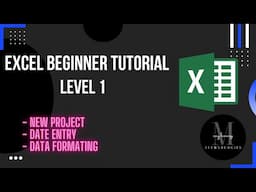 Microsoft Excel Beginner Tutorial - Level 1