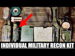 Individual Military Reconnaissance Kit Items For Concealment - Observation - Land Navigation!