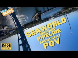 Experience SeaWorld Orlando's PipeLine Roller Coaster | 4k POV