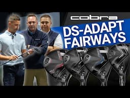 COBRA DS-ADAPT FAIRWAYS & HYBRID // Reviewing the new Cobra fairway woods and hybrid w/ FUTUREFIT33