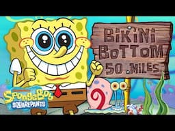 Tour Bikini Bottom 🏝️ w/ SpongeBob! | 60 Minute Compilation | @SpongeBobOfficial