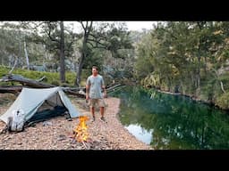 Fly Fishing & Solo Camping in the Mountains (CREEPY nighttime encounter!)