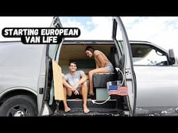 Our Start of European Van Life  | first impressions of Belgium