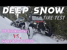 ITP Blackwater Evolution vs. Super Atv DEEP SNOW Tire Comparison